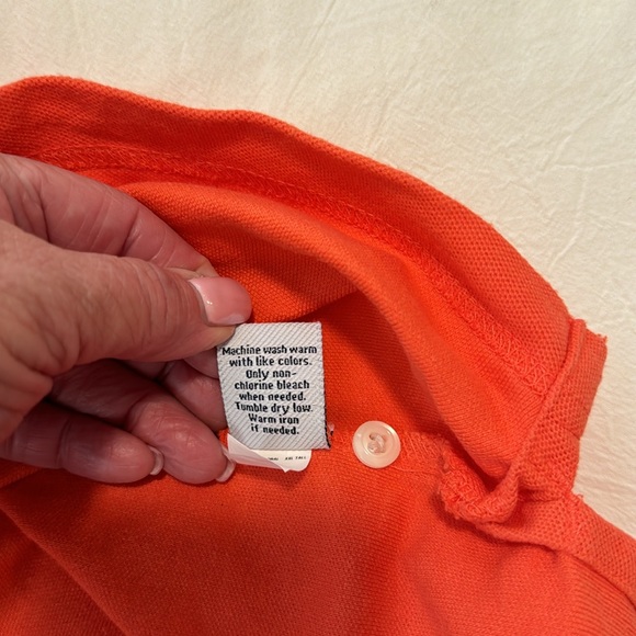 Men’s Croft &Barrow Polo in a watermelon color. XXLTall. 3 button closure. - Picture 7 of 7